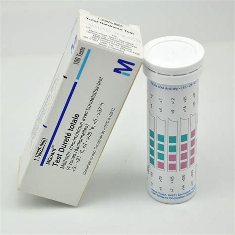 hardness test kit merck|total hardness test strips.